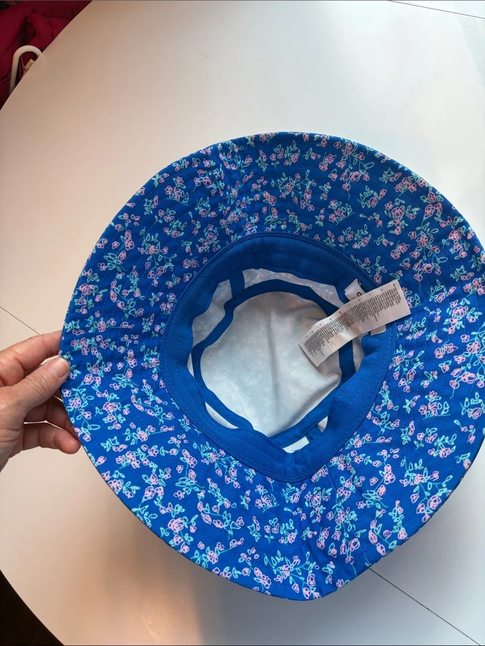 adidas Blue Floral Bucket Hat